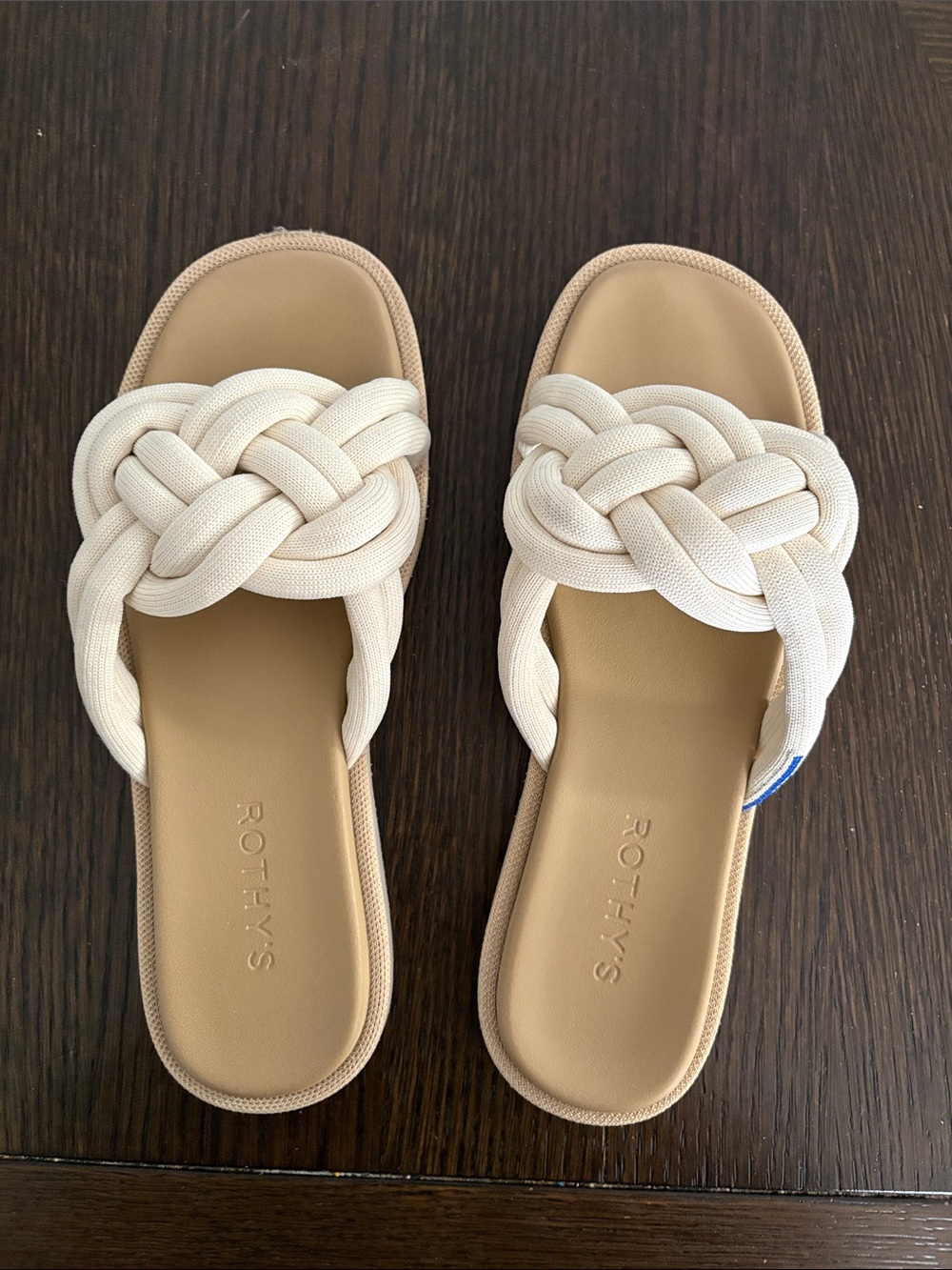 Rothy's The Summer Sandal White Sand